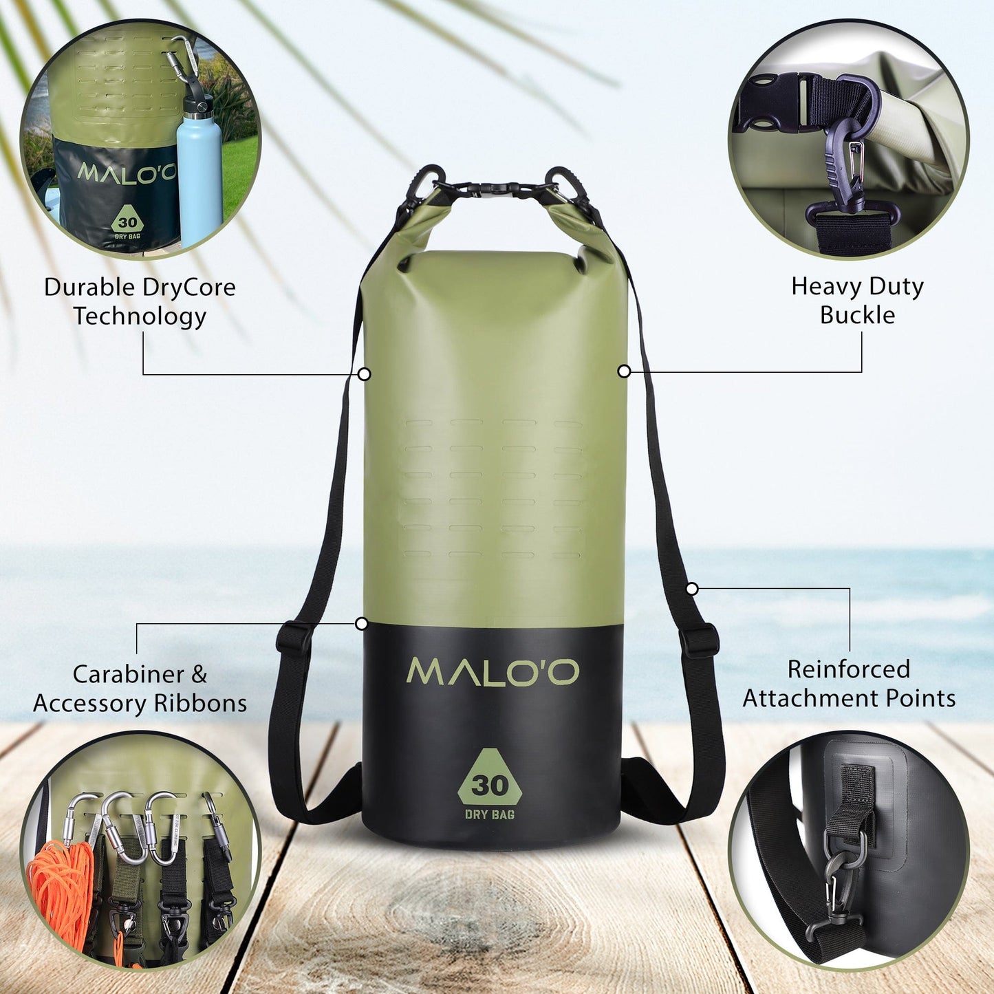 DryPack 30 Liter Waterproof Bag
