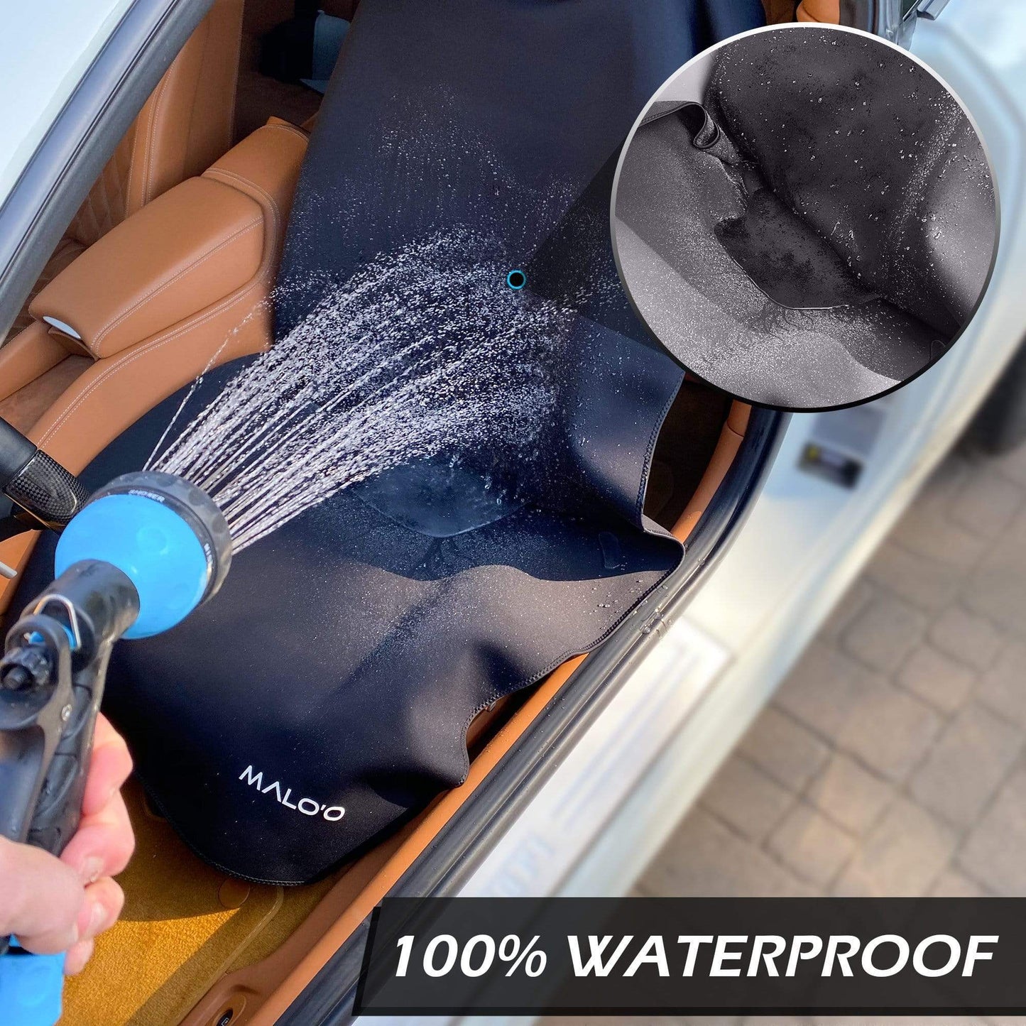 SeatGuard Non-Slip Waterproof Car Seat Cover (2 Pack)