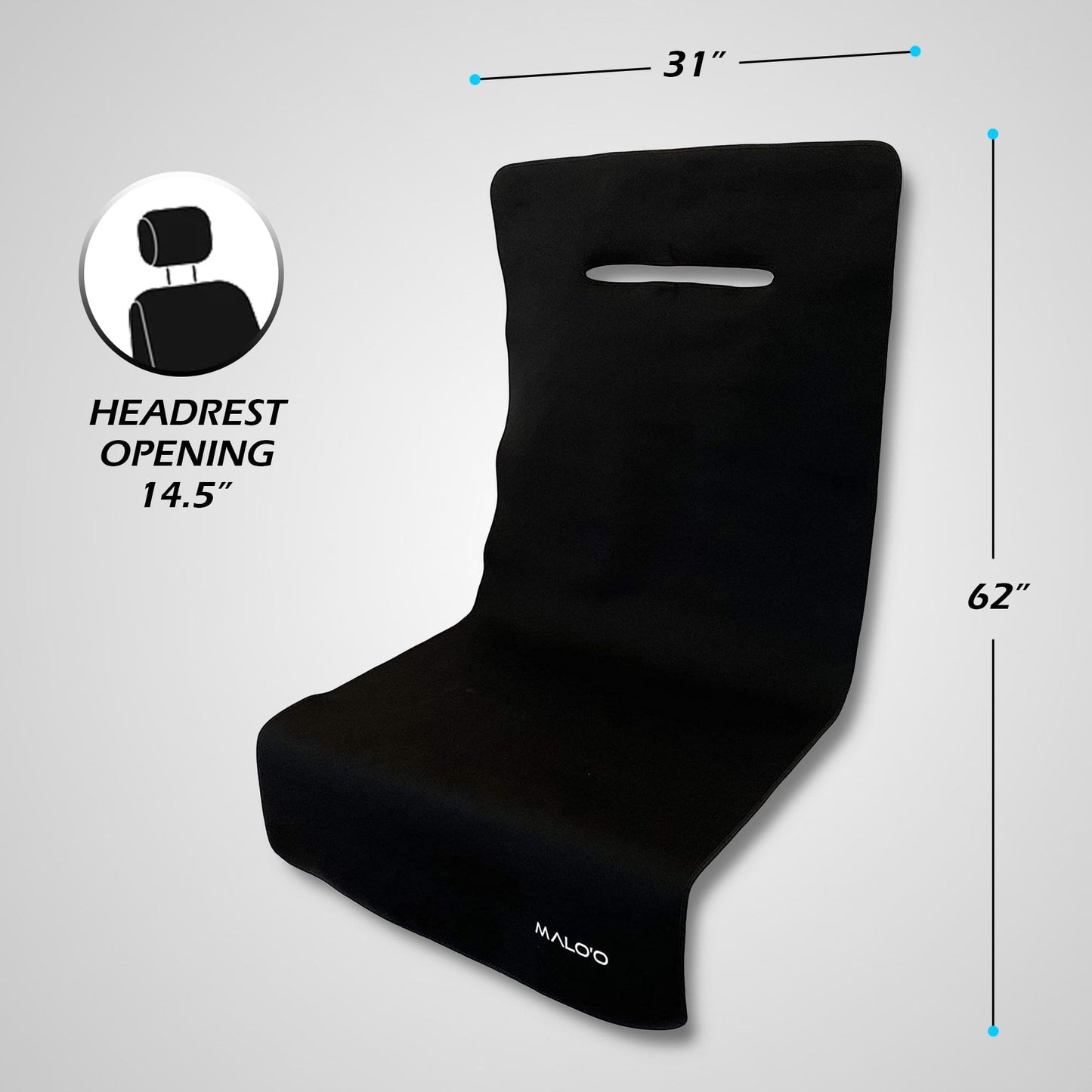 SeatGuard Non-Slip Waterproof Car Seat Cover (2 Pack)