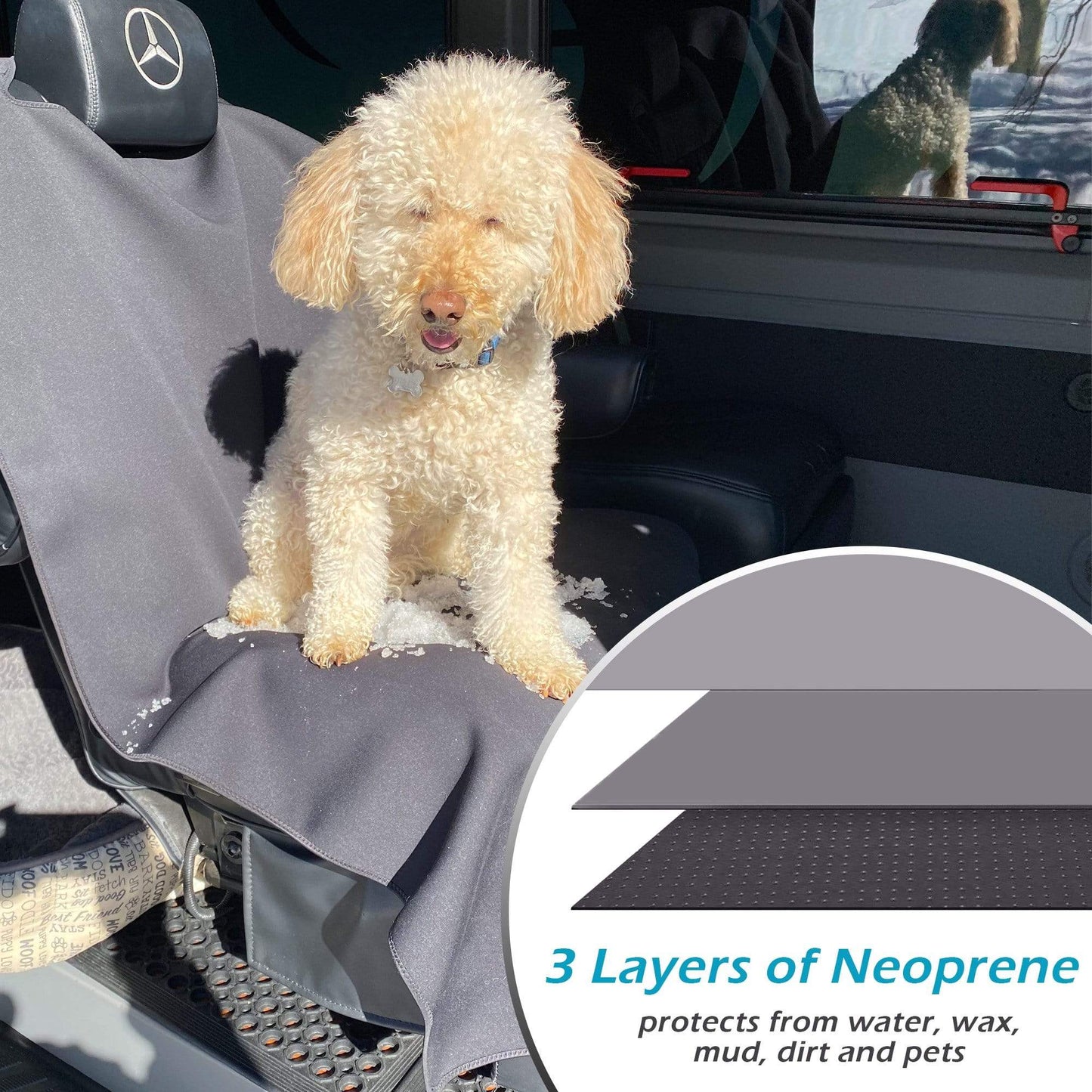 SeatGuard Non-Slip Waterproof Car Seat Cover (2 Pack)