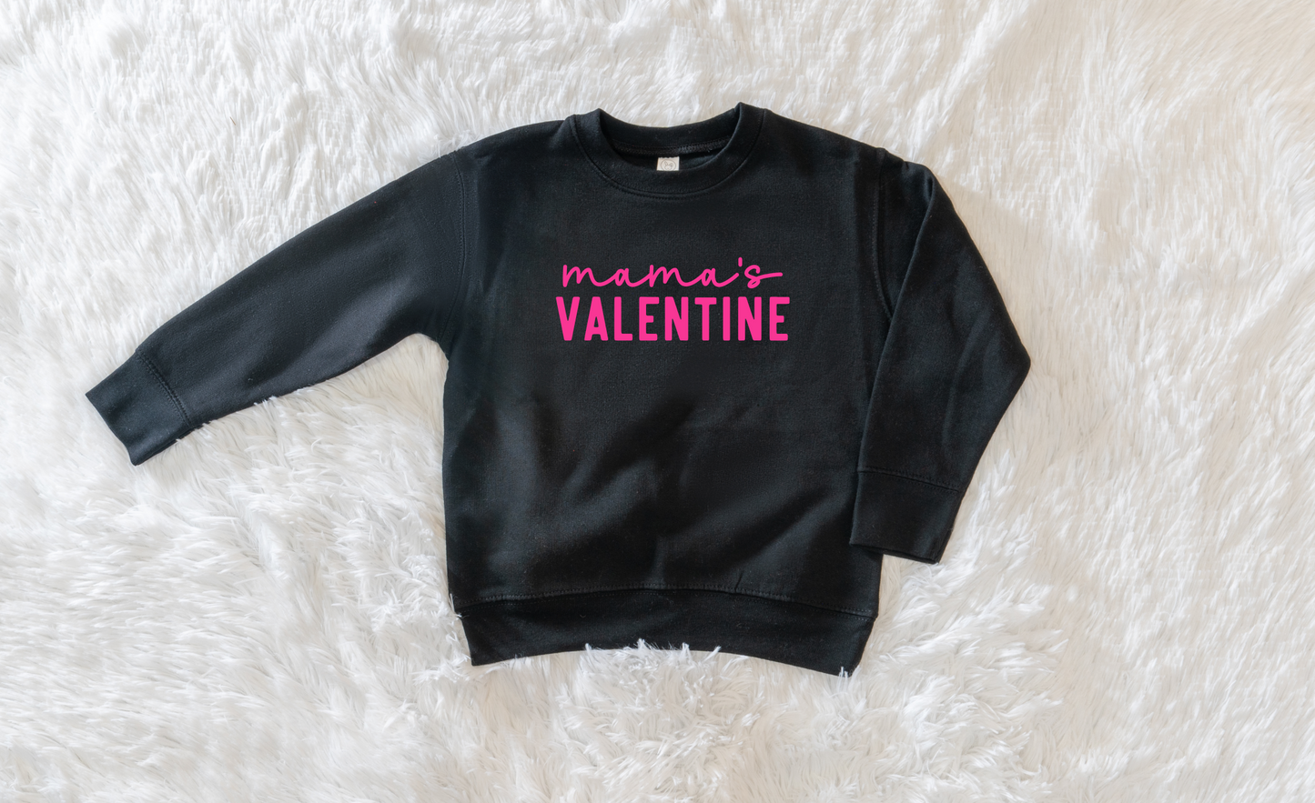Mama's Valentine Toddler Crewneck Sweatshirt