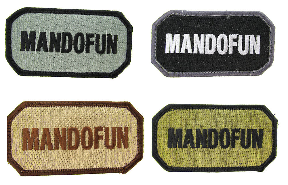 CLEARANCE - MANDOFUN Morale Patch - Various Colors