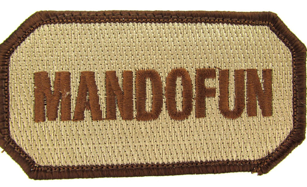 CLEARANCE - MANDOFUN Morale Patch - Various Colors