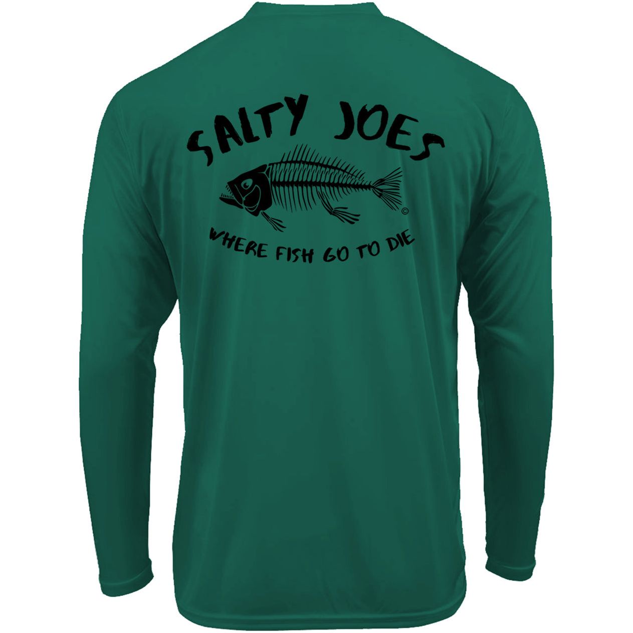 Salty Joe's "Where Fish Go To Die" Long Sleeve Sun Shirt