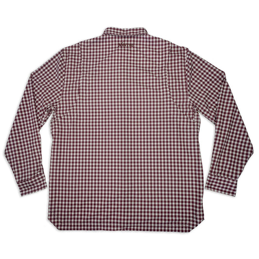 Long Sleeve Patterned Lifestyle Button Down w/ REPEL-X