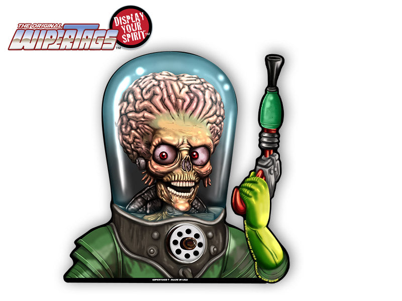 Mars Martian Waving Gun WiperTags