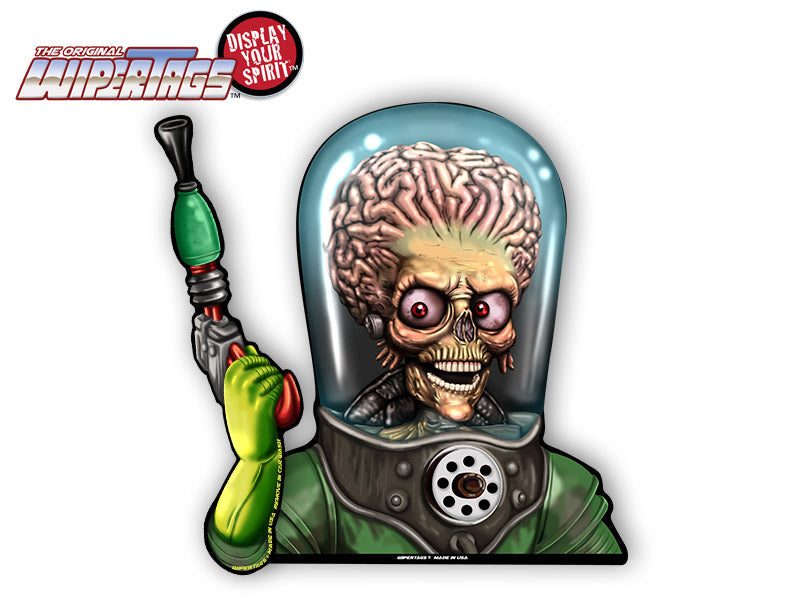 Mars Martian Waving Gun WiperTags
