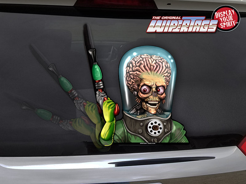 Mars Martian Waving Gun WiperTags