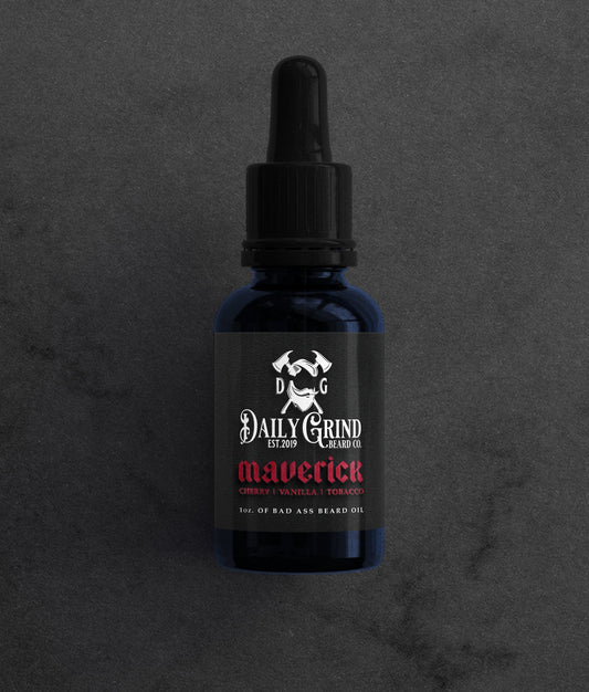 Maverick Beard Oil for Men | Cherry, Vanilla & Tobacco