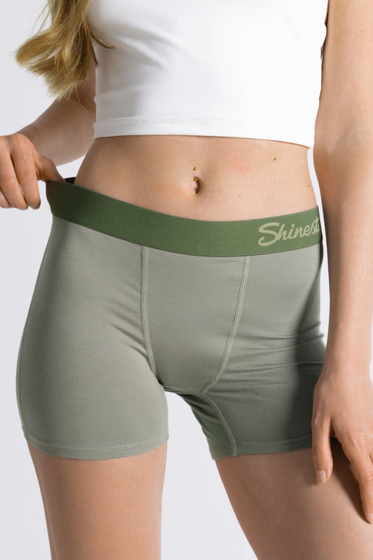 The Manzanilla | Olive Green Women’s Boxers