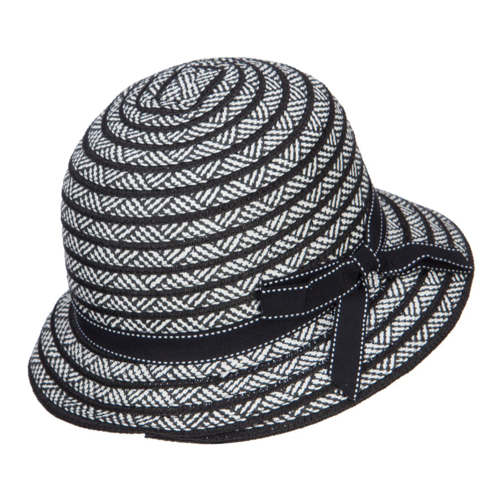 Women's Bow Toyo Braid Cloche