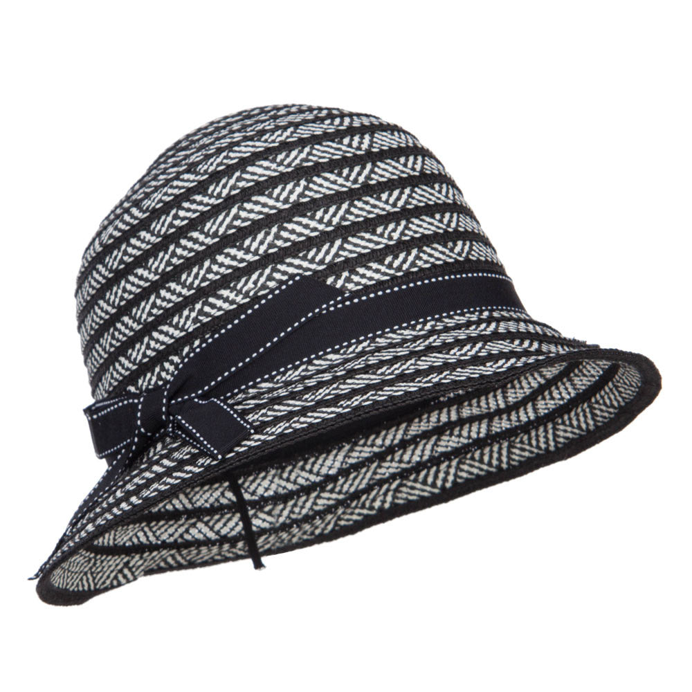 Women's Bow Toyo Braid Cloche