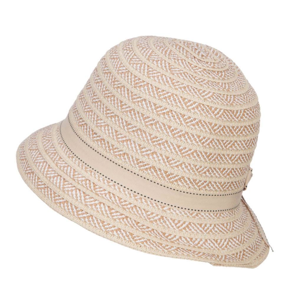 Women's Bow Toyo Braid Cloche