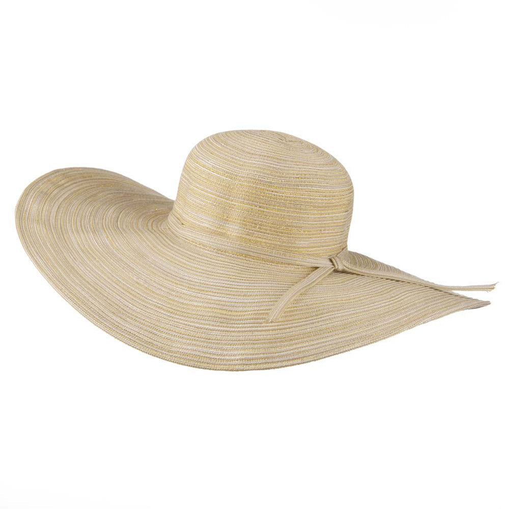 UPF 40+ Metallic Blend Wide Brim Hat