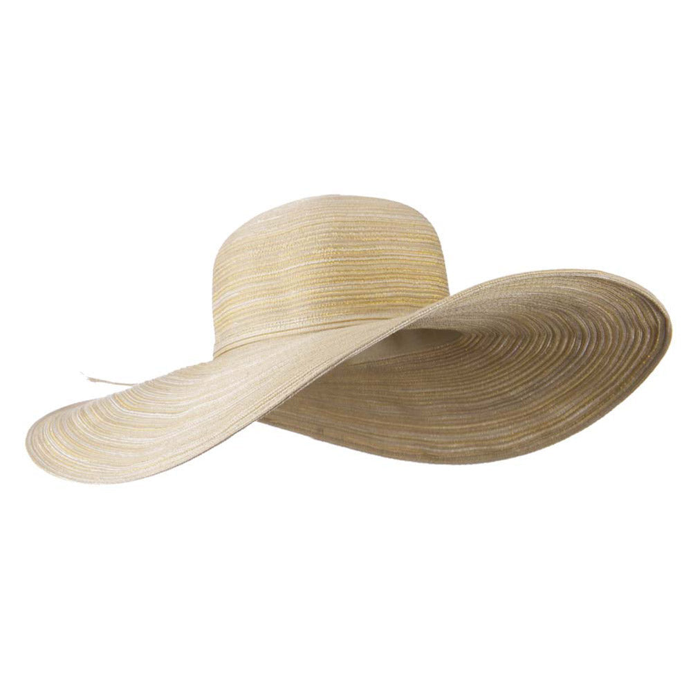 UPF 40+ Metallic Blend Wide Brim Hat