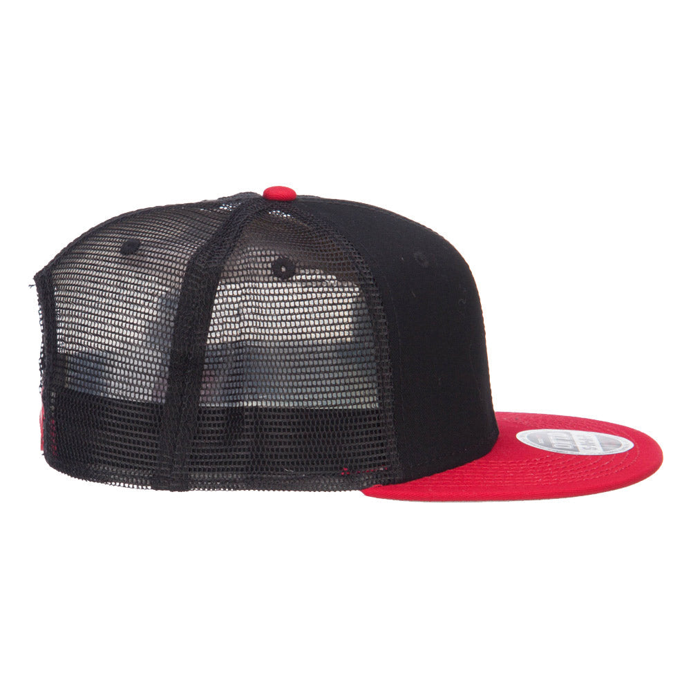 Mesh Premium Snapback Flat Bill Cap