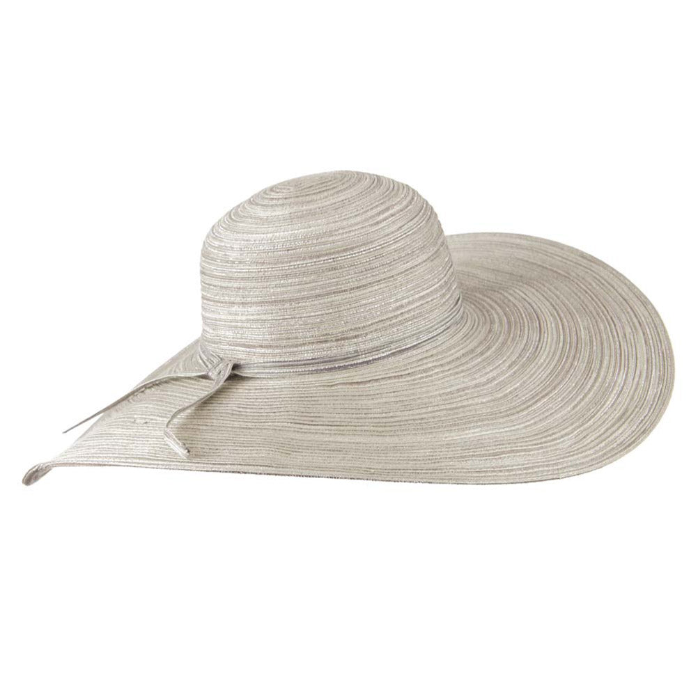 UPF 40+ Metallic Blend Wide Brim Hat