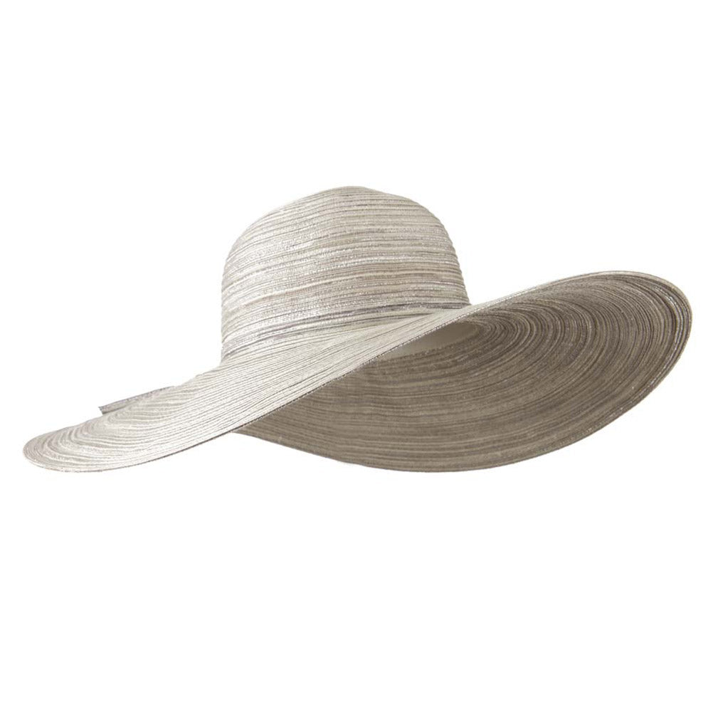 UPF 40+ Metallic Blend Wide Brim Hat