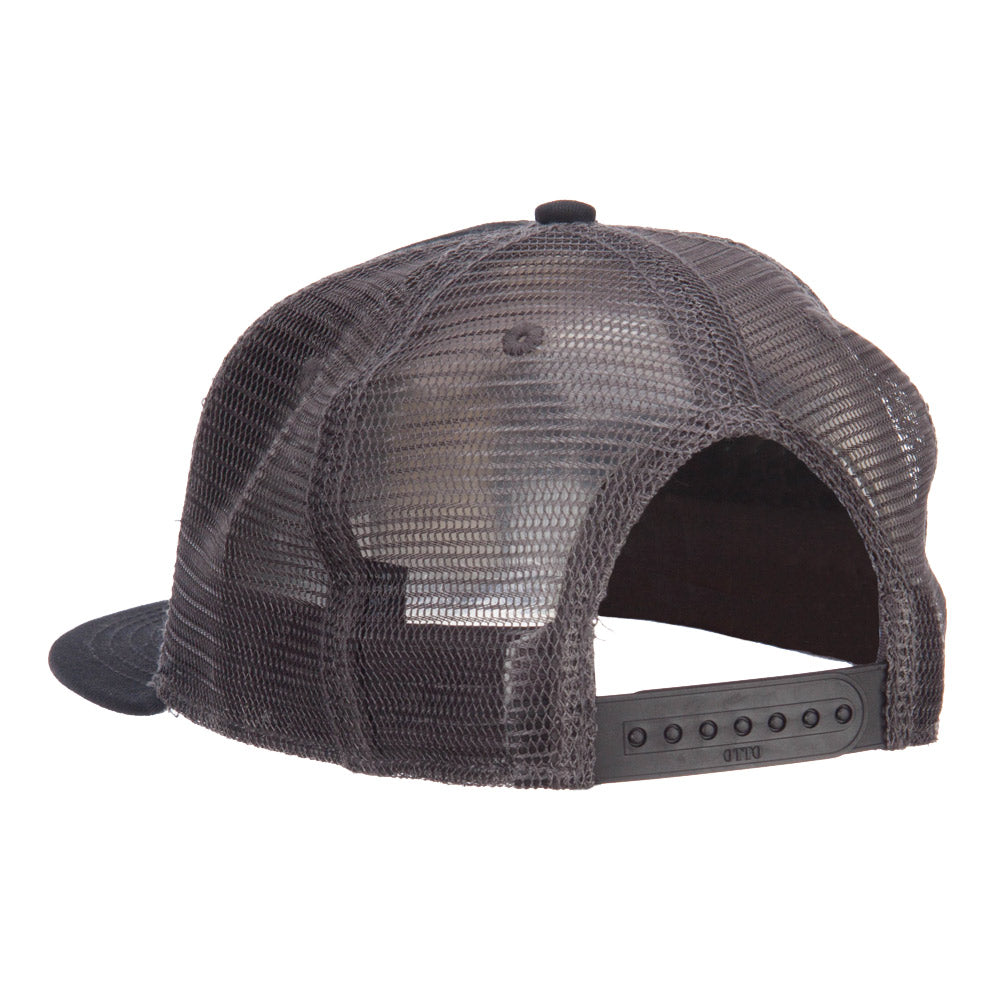 Mesh Premium Snapback Flat Bill Cap