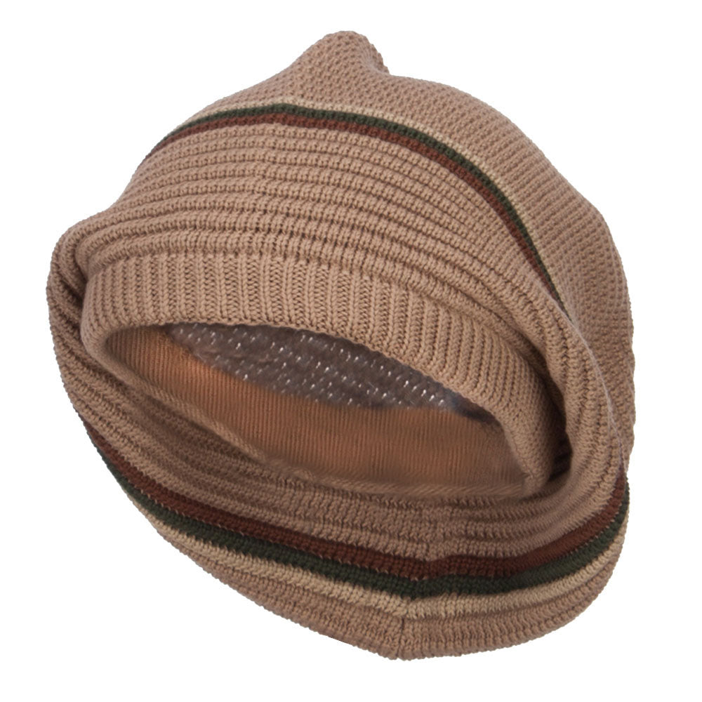 Big Size Medium Crown New Rasta Beanie Hat