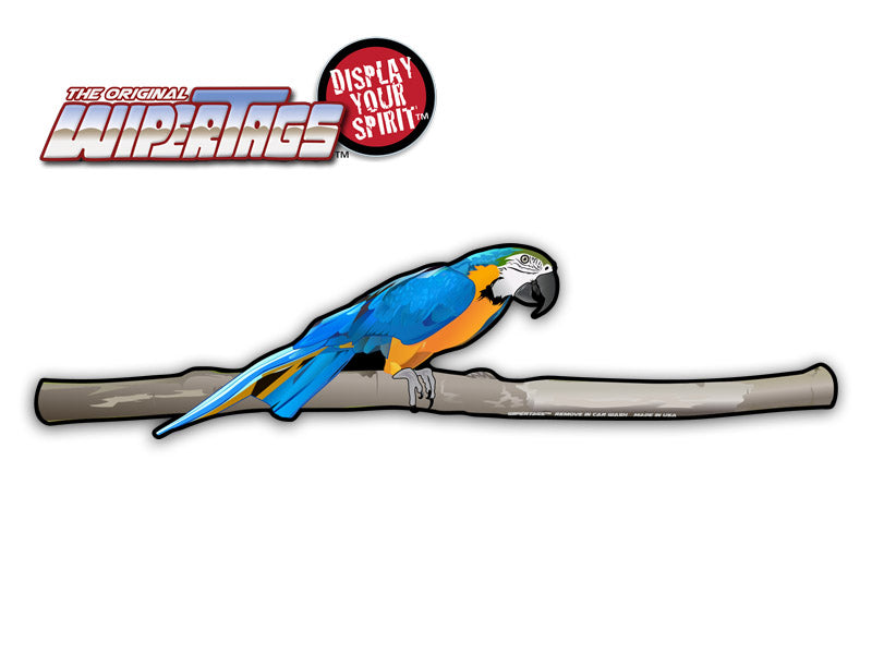Macaw Parrot WiperTags