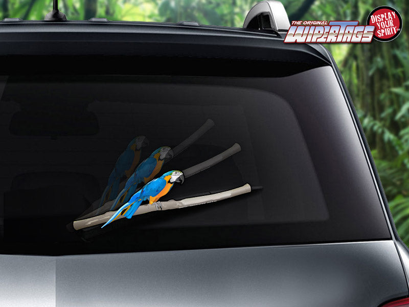 Macaw Parrot WiperTags