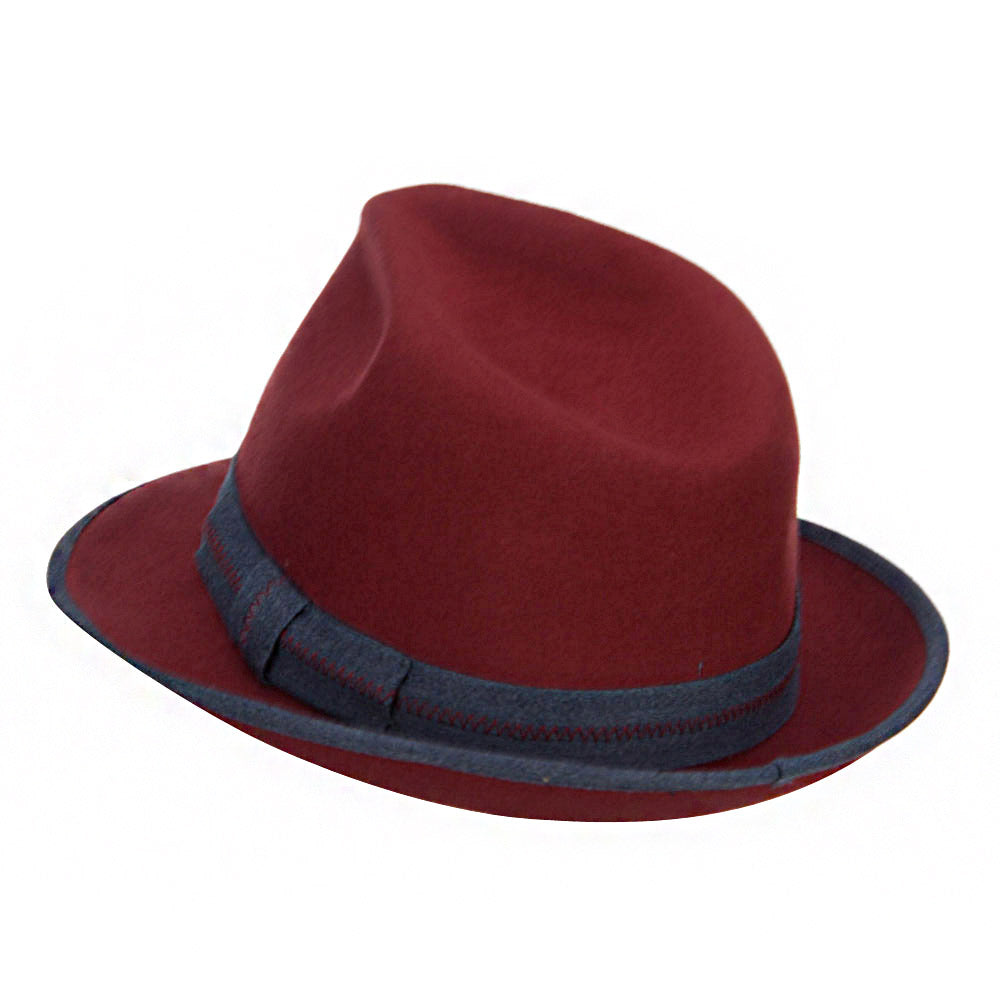 Women's Wool Felt Band Fedora