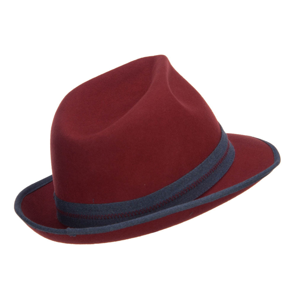 Women's Wool Felt Band Fedora