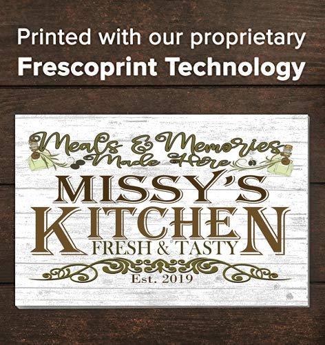 Meals and Memories Made Here Sign For Kitchen