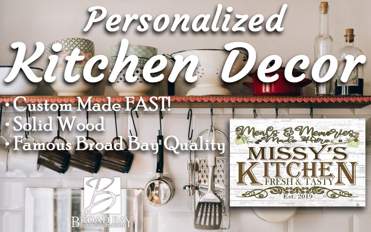 Meals and Memories Made Here Sign For Kitchen