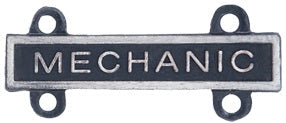 U.S. Army Qualification Bars for Marksmanship Qualification Badges - Silver Oxide Finish