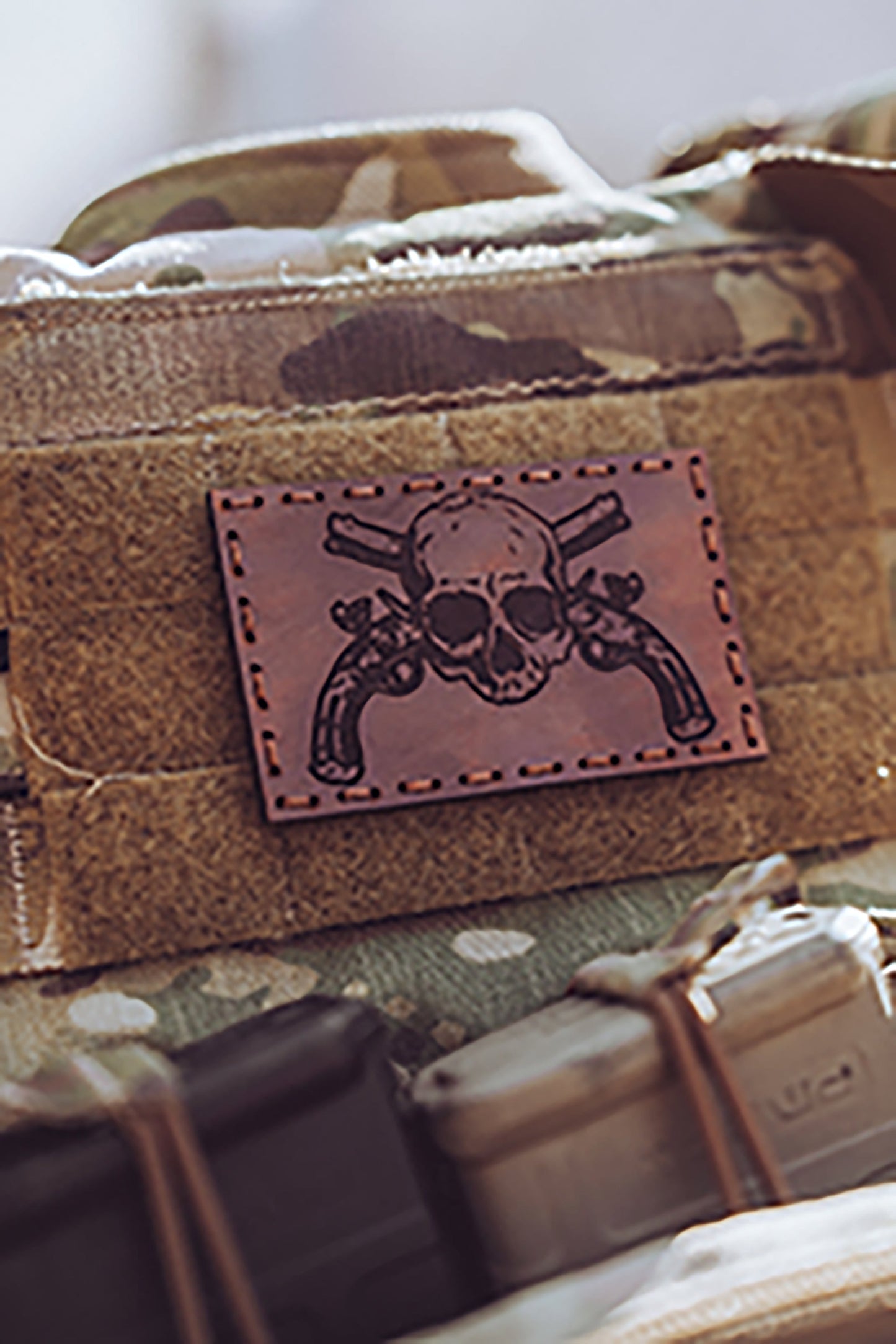 Memento Mori Leather Patch
