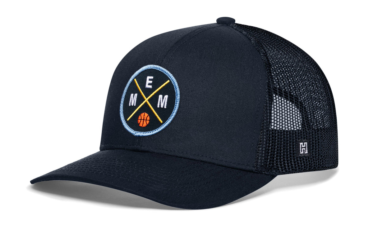 Memphis Basketball Trucker Hat  |  MEM X Snapback