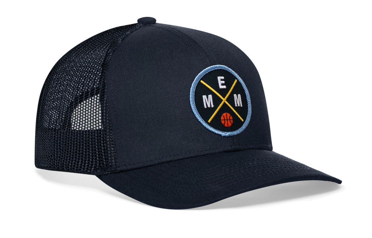 Memphis Basketball Trucker Hat  |  MEM X Snapback