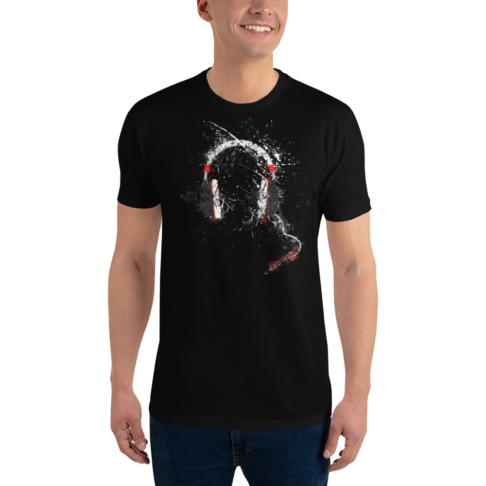 Headphone Splatter T-shirt
