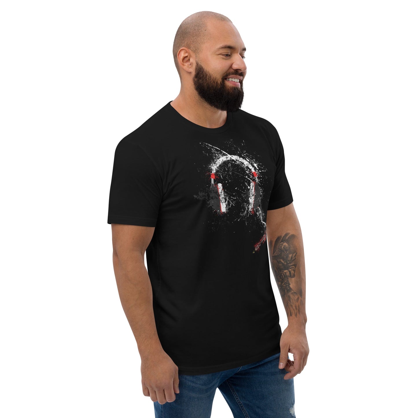 Headphone Splatter T-shirt