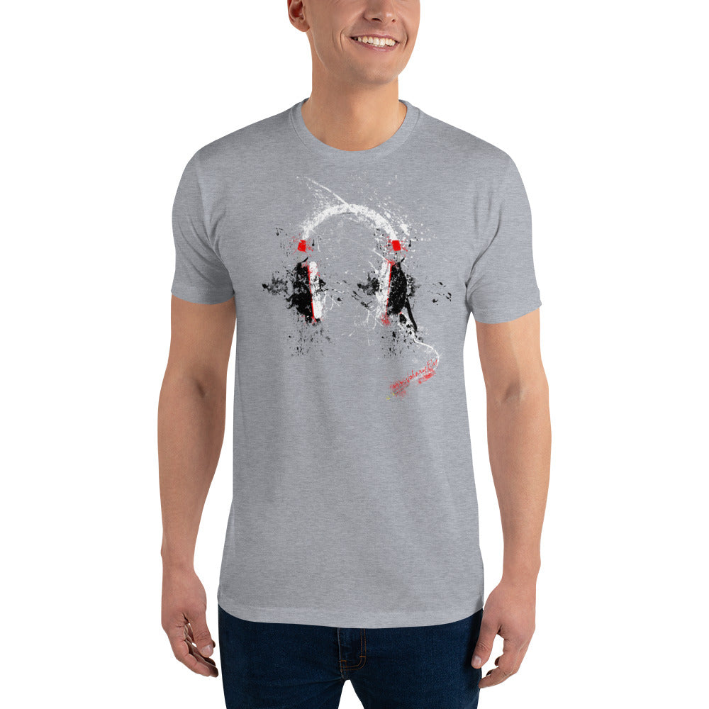 Headphone Splatter T-shirt