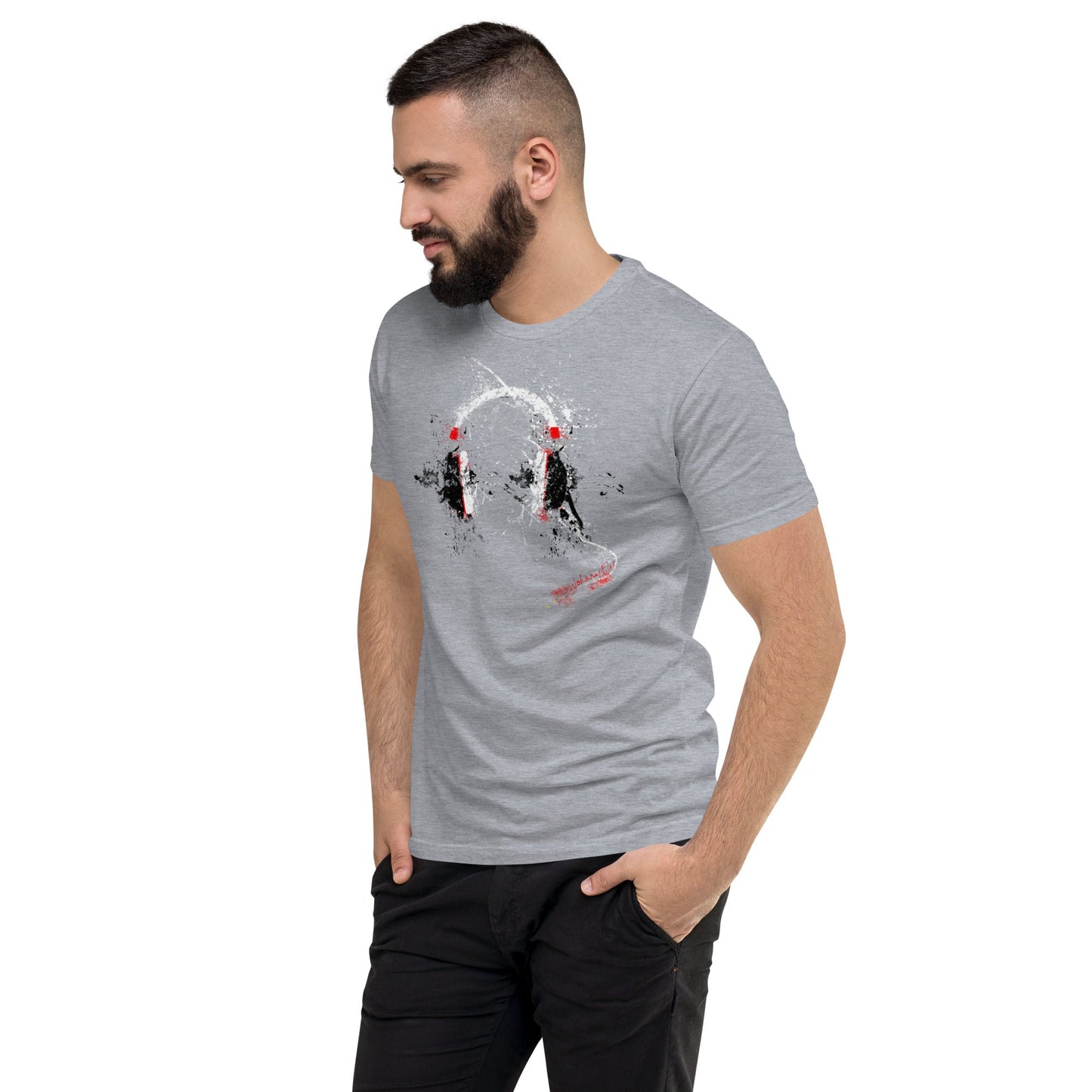 Headphone Splatter T-shirt