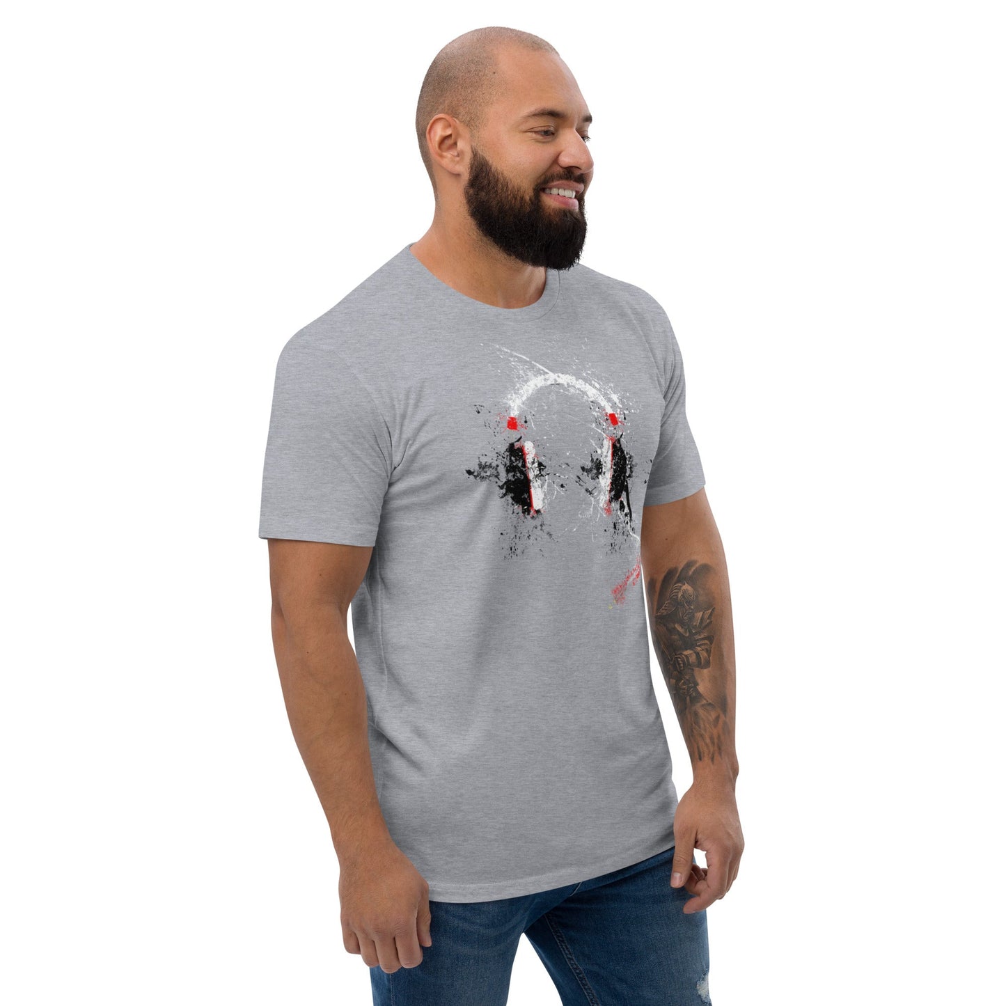 Headphone Splatter T-shirt
