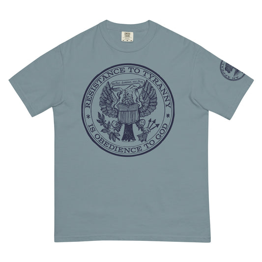 Resistance to Liberty Is Obedience To God Men’s Heavy Graphic Tee