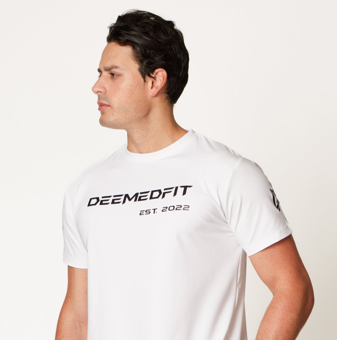 Men's Gym Tee "Compellence" - White