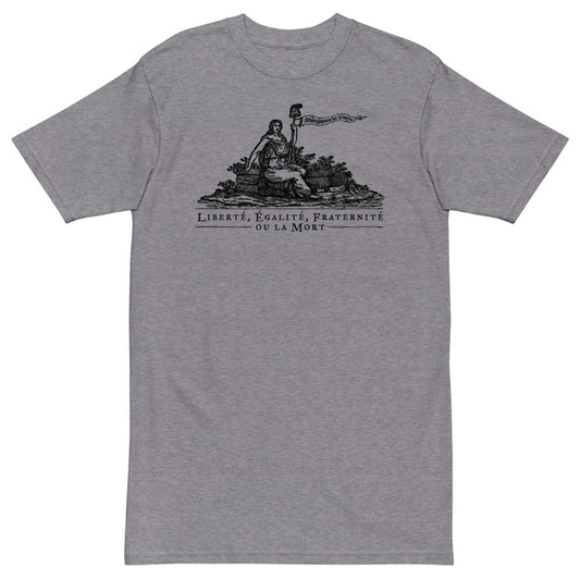 Liberte Equalite Fraternite ou la Mort Heavyweight tee