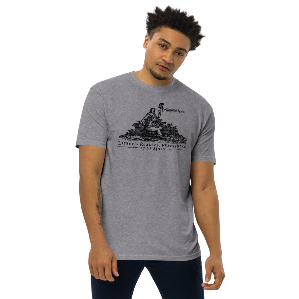 Liberte Equalite Fraternite ou la Mort Heavyweight tee