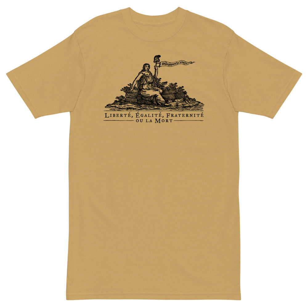 Liberte Equalite Fraternite ou la Mort Heavyweight tee