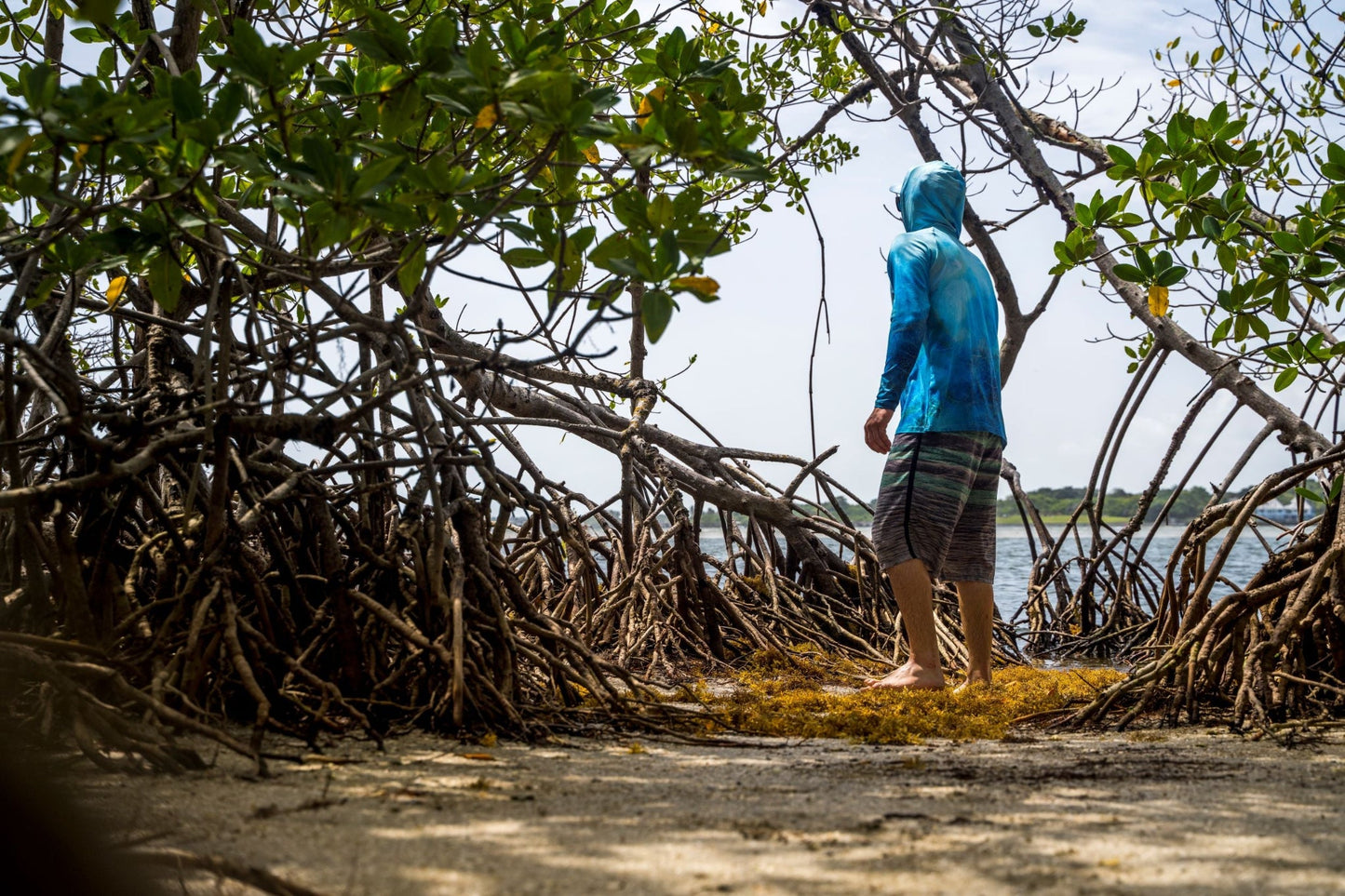 MEN'S SPORT TEC | BLUE CRAB | HOODED