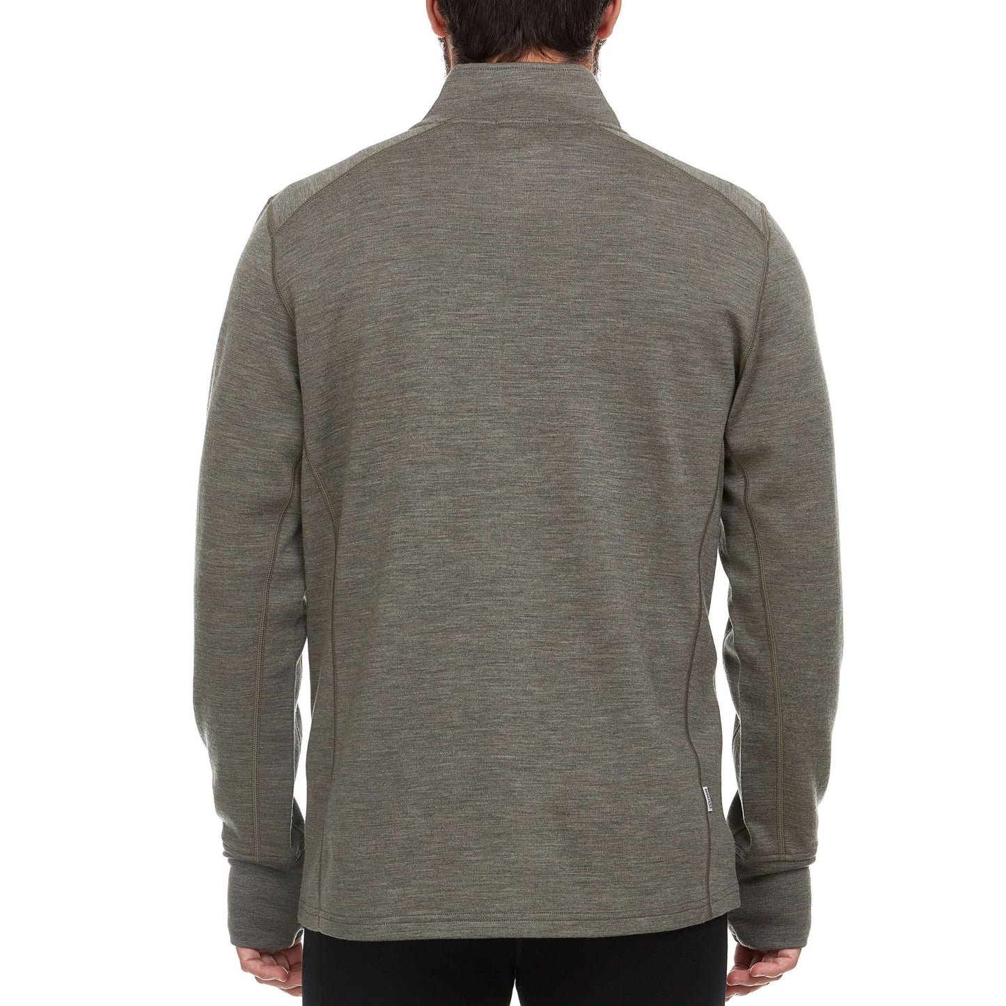 Heavyweight Men's Wool 1/4 Zip - 100% Merino Wool