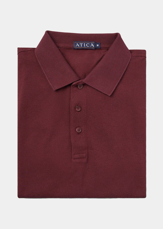 Performance Polo Wine Shirt