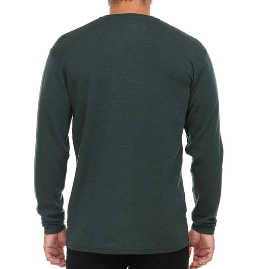 Men's 100% Merino Wool V-Neck Sweater - Midweight