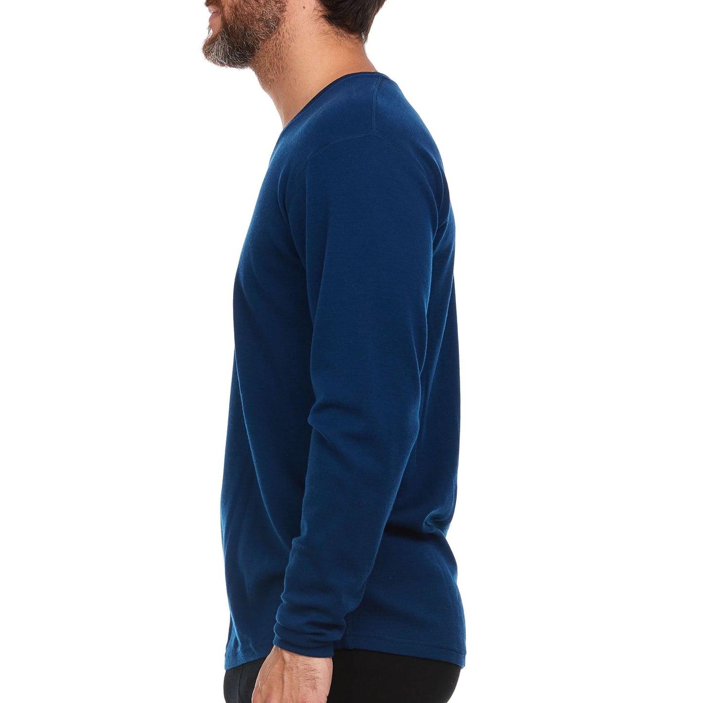 Men's 100% Merino Wool V-Neck Sweater - Midweight
