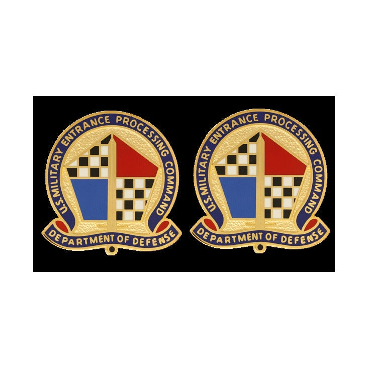MEPS U.S. Military Entrance Process Command DUI - 1 Pair - DEPARTMENT OF DEFENSE